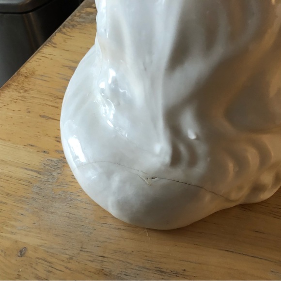 Large vintage ceramic cat statue - Picture 3 of 5